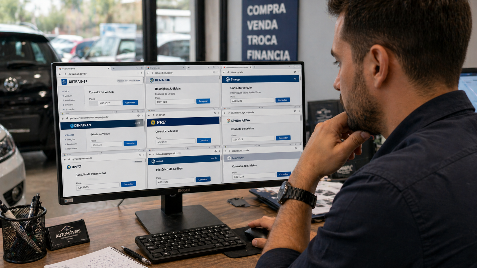 histórico veicular, Motor Consulta