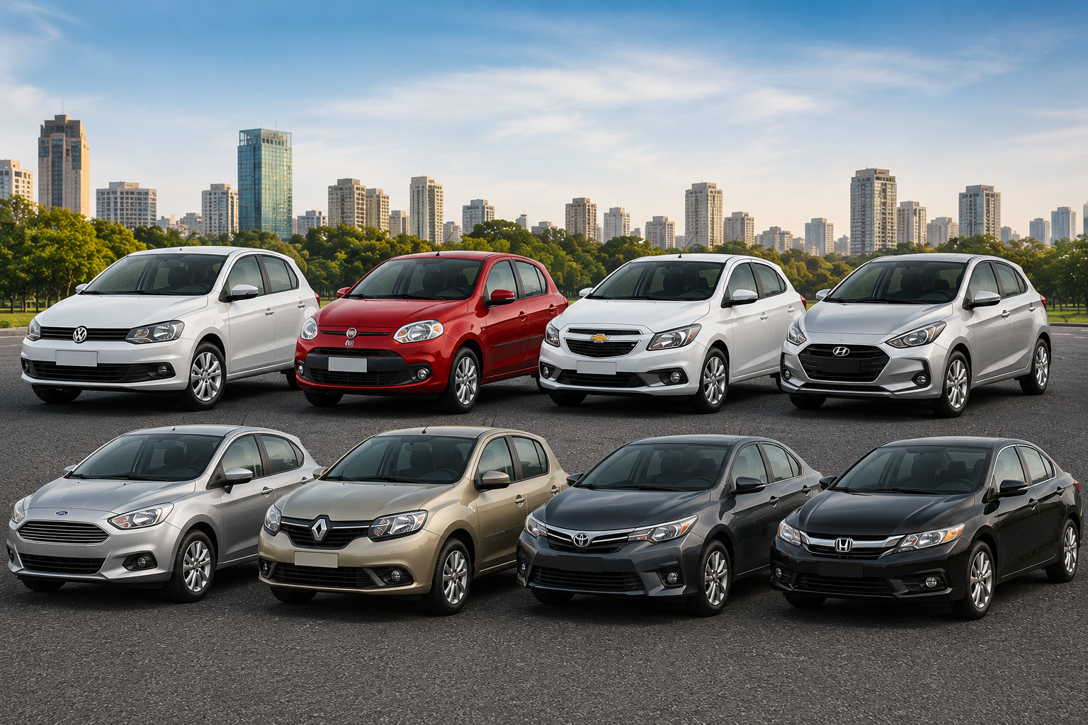carros usados, carros de 2015, frota envelhecida